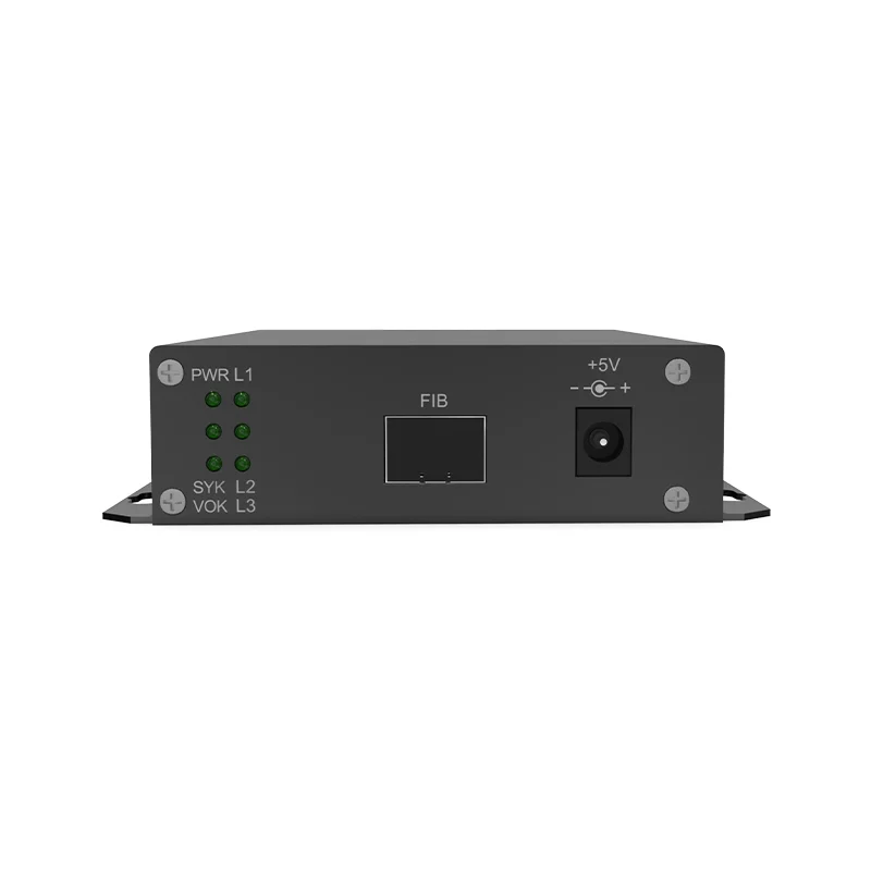 Video 1 Channel Uncompressed 4K  High Definition Multimedia Interface Optical Fiber  Transmitter Receiver Multiplexer SFP