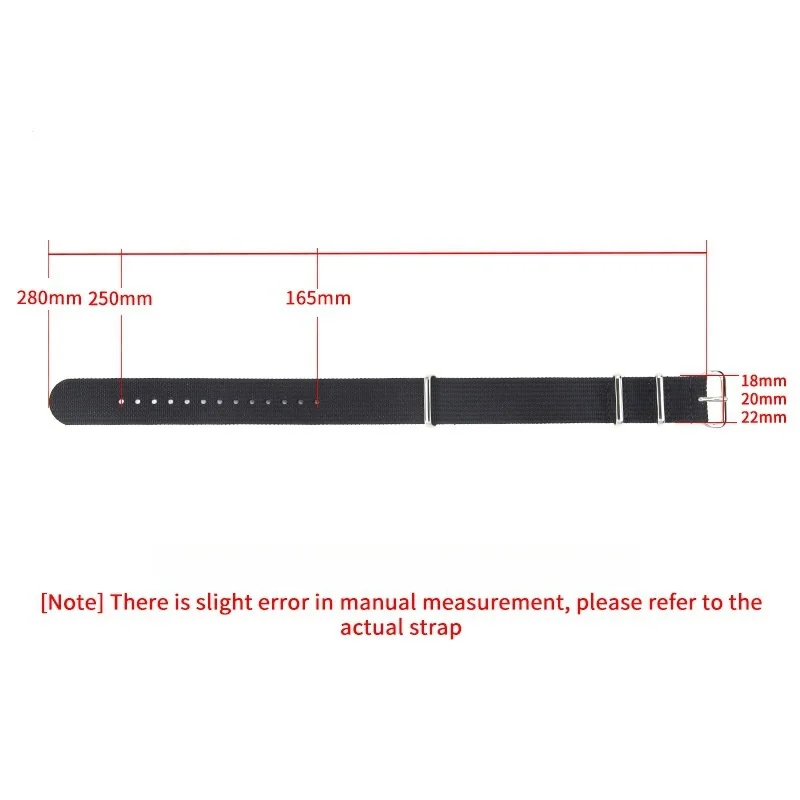 18/20/22mm Universal Nylon Canvas Integrated Watchband Watch Strap Bracelet Needle Buckle Sport Man Woman Watch Accessories