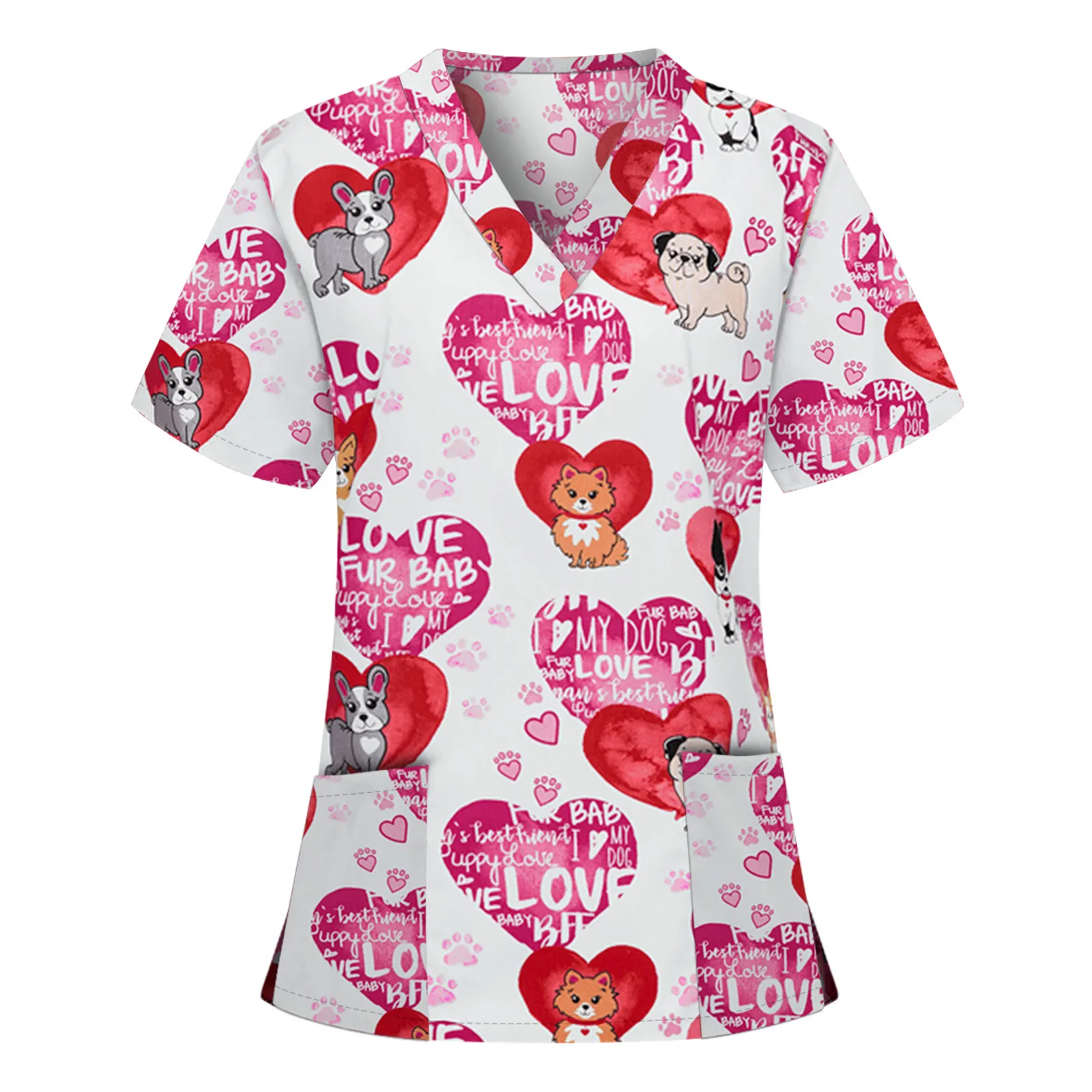 Uniforme de Enfermagem Sanitária Médica, Scrub Pessoal do Hospital, Sgraphic Top, Clínica Dental Print, Clínica de Beleza Macacão, Uniforme de Enfermeira