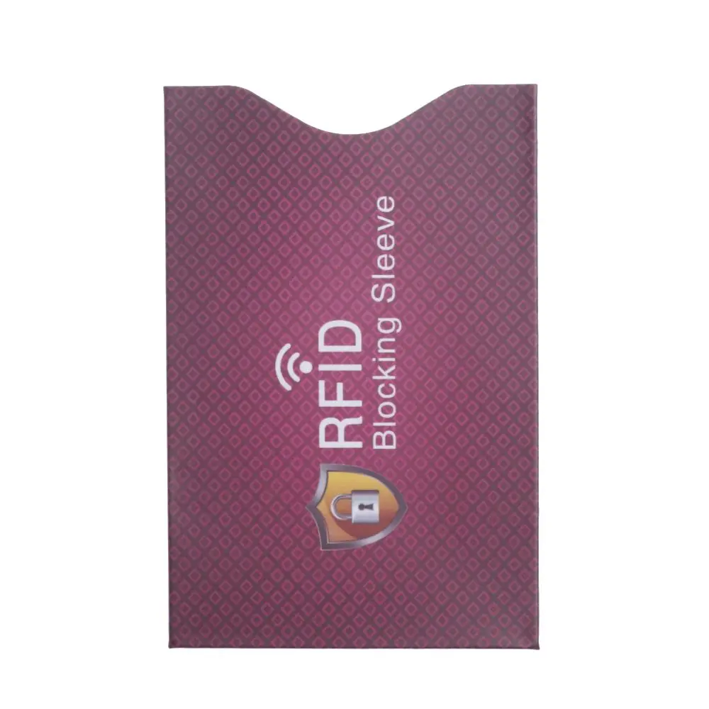 5PCS New Anti-theft Bank Protection RFID Blocker Protect Case Cover Card Holder Blocking Sleeve