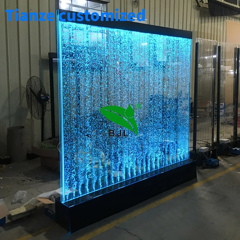 

(Customized) customized LED multi color changing water bubble wall screens & room dividers