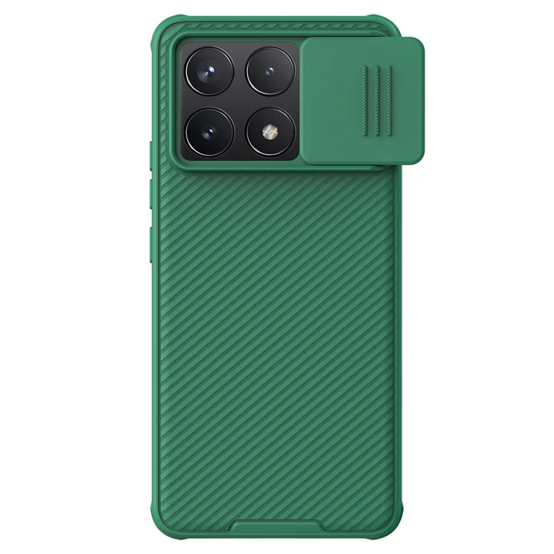 Für Xiaomi Poco F6 Pro / F6 5G Hülle Nillkin CamShield Slim Slide Kamerataschen Sichtschutzobjektiv 360 Schutzhülle