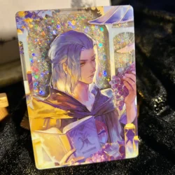 NEW Game Final Fantasy XIV FF14 Emet-Selch Themis Acrylic Brick Quicksand Mahjong BL Stand Model Anime Cosplay Collection Decor