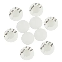 10pcs Car Door Anti-collision Silicone Pad Anti-shock Explosion-proof Lock Sticker Sound Insulation Absorption Luminous Gasket