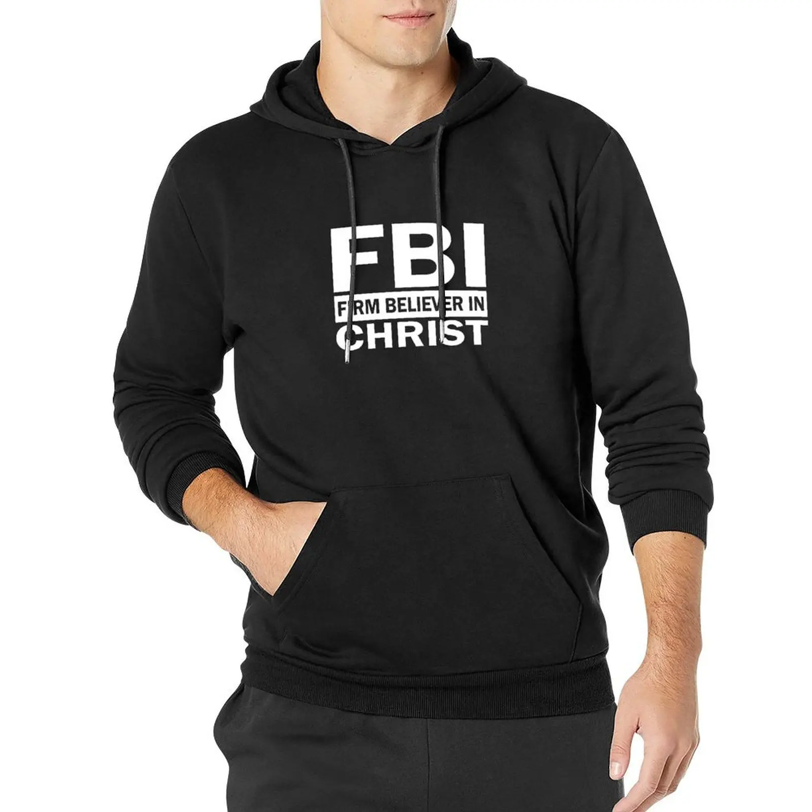 

FBI - Firm Believer In Christ Pullover Hoodie mens designer clothes men clothing hoodies and sweatshirts new