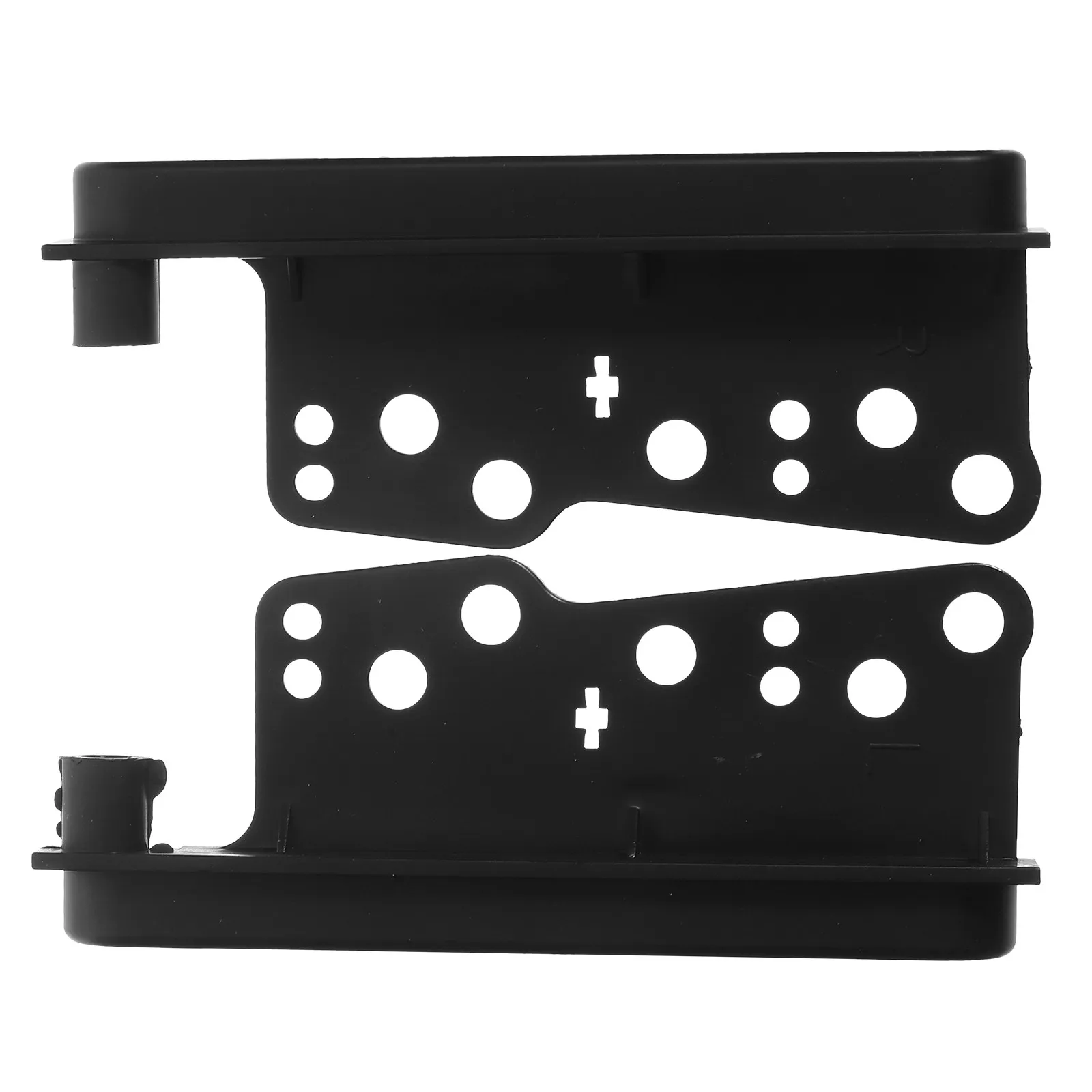 2Pcs Double Din Dash Kit Stereo Side Trim Bracket Radio Mounting Installation Bezel for Car Dashboard Audio Upgrade Fit Multiple