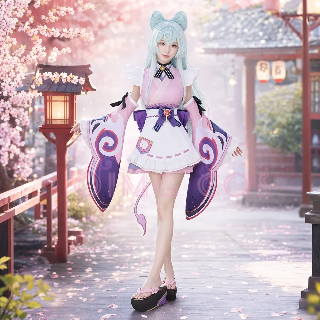 

Genshin Impact Yumemizuki Mizuki Cosplay Costume Uniform Anime Chinese Halloween Costumes for Women Game