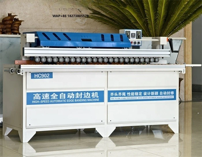 Automatic Auto Woodworking Wood PVC End Cutting Trimmer Scraper Polisher Edge Banding Bander Edgebander Edging Machine