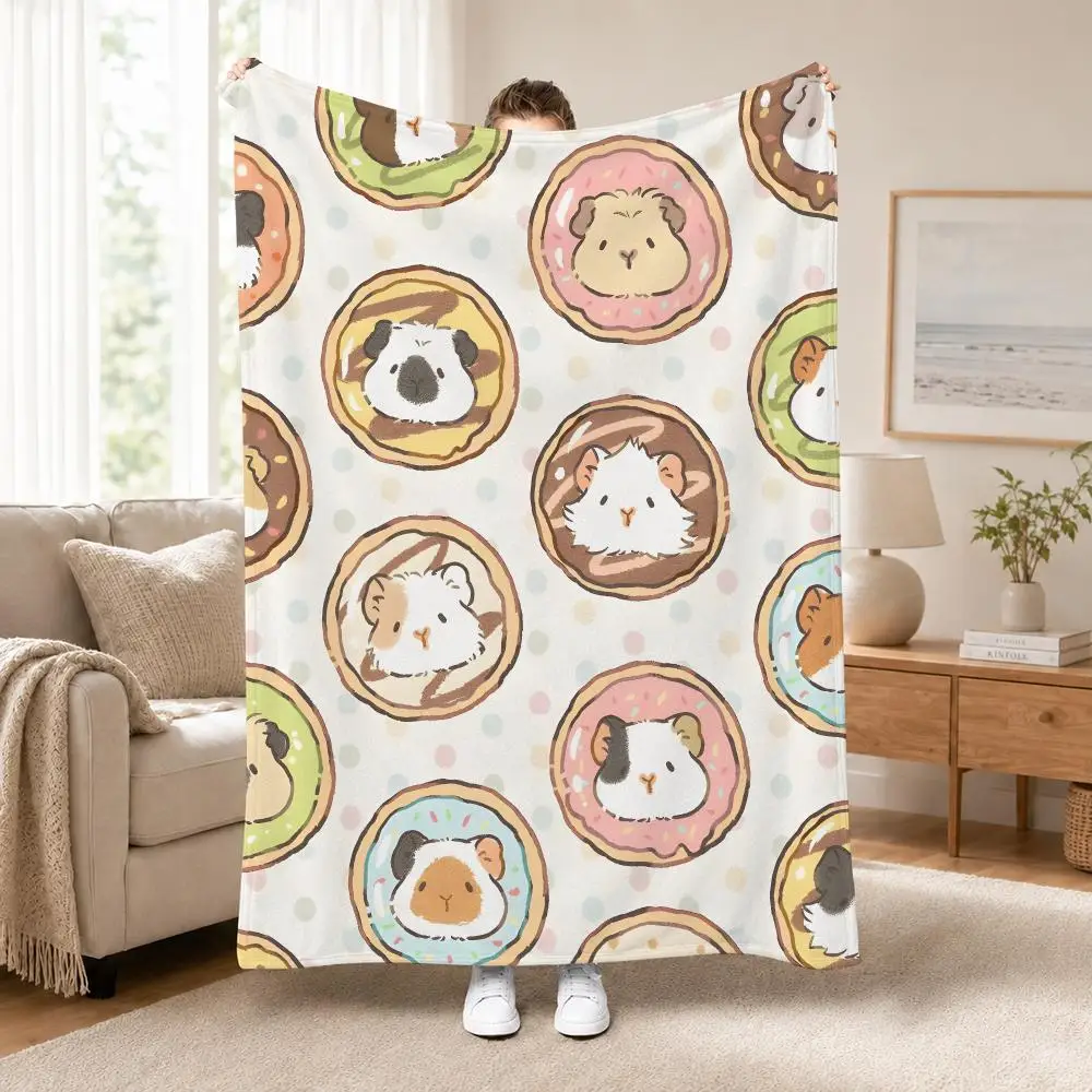 Hamster Throw Perfect for Sofa Bed Office Travel Home Decor Art Lover Gift