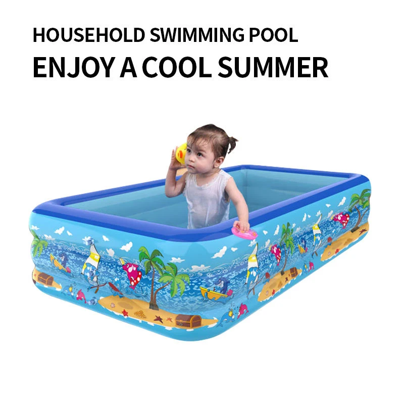 Adults and Kids PVC Inflatable Swimming Pool for Indoor and Outdoor Garden Use for Family Fun