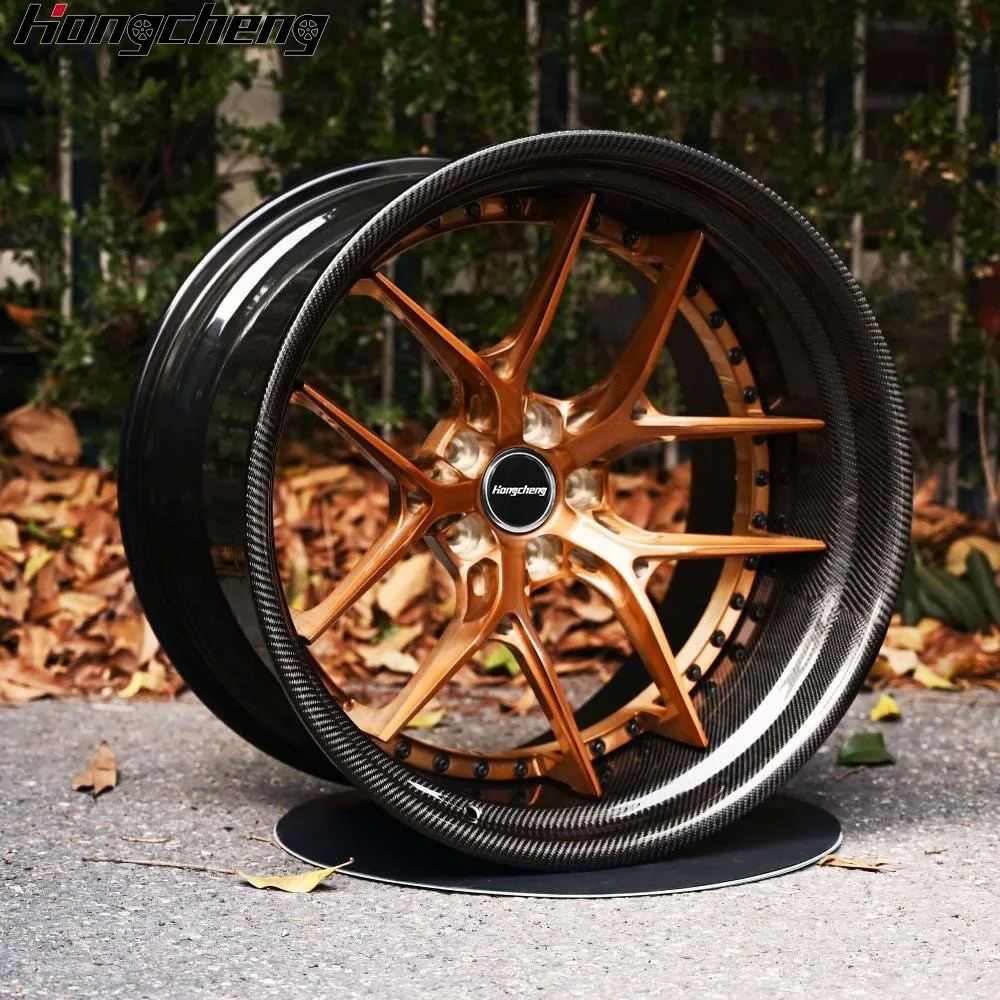 2026 New Design 15 16 17 18 19 20 21 22 24 26 28 Inch Deep Dish 5X112 15-24 Carbon Fiber Wheels