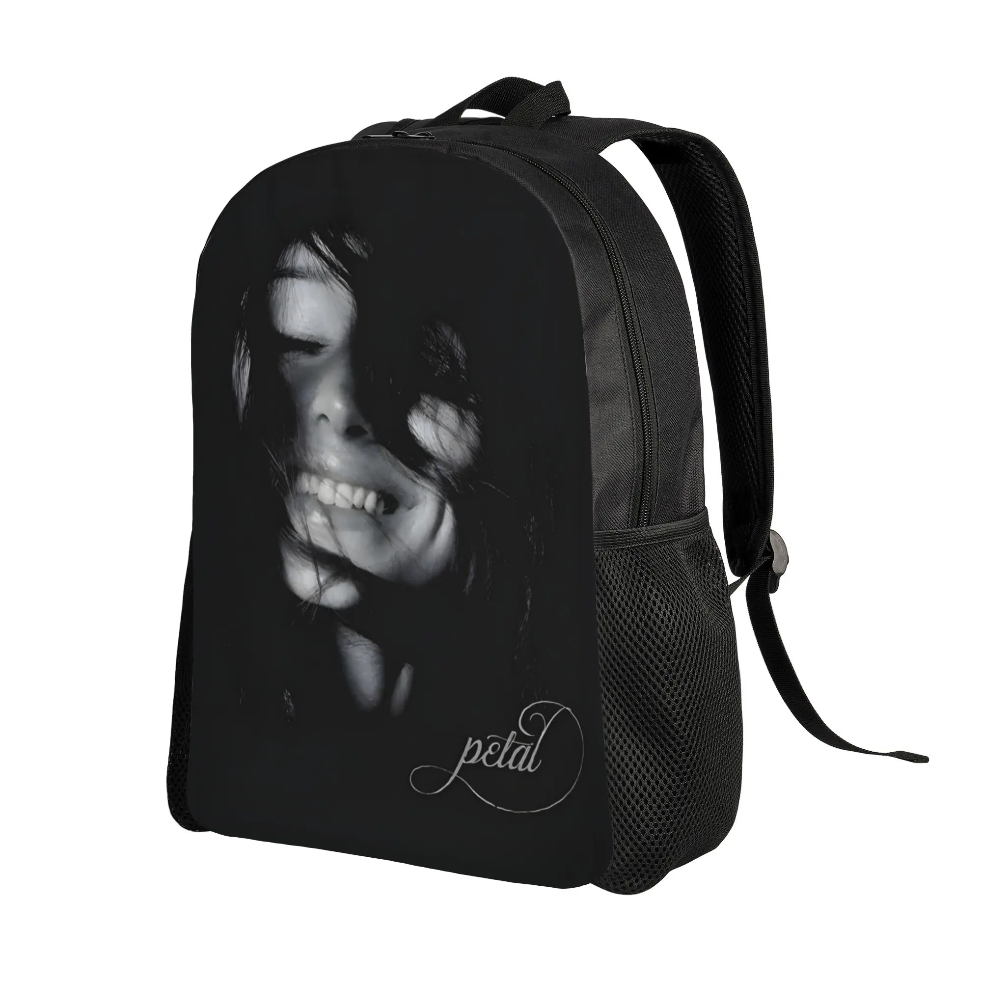 Ariana Grande Petal Album Photo Backpack Male  Large Backpacks Polyester Kawaii High School Bags Outdoor Custom Rucksack