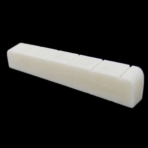 

Classical Guitar Bone Saddle and Nut Set Durable Buffalo Bone 205x023x035inch 315x012x035inch Tone Improvement