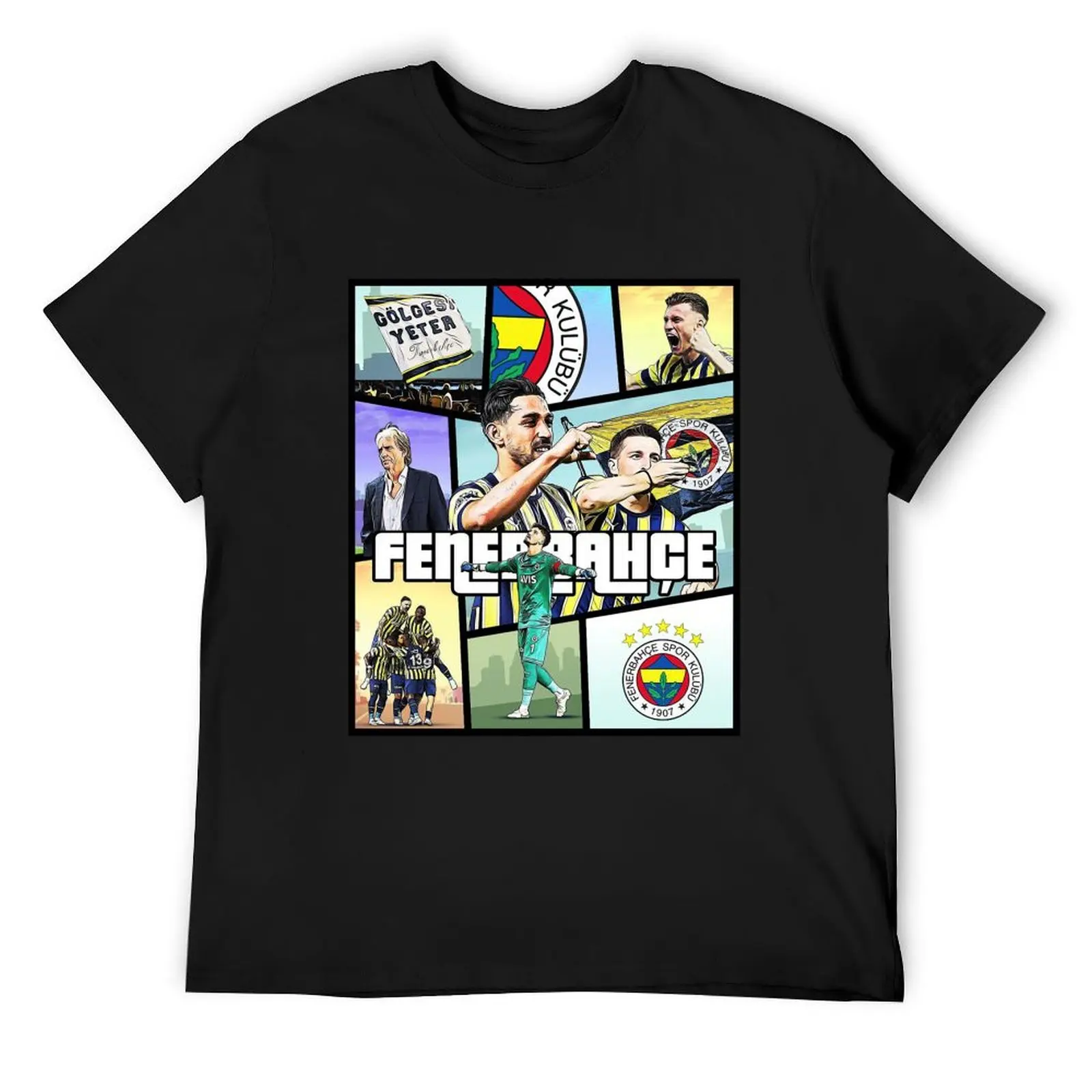 Fenerbah?e T-Shirt vintage graphic tee plus size clothes graphic t shirt vintage funny t shirts men