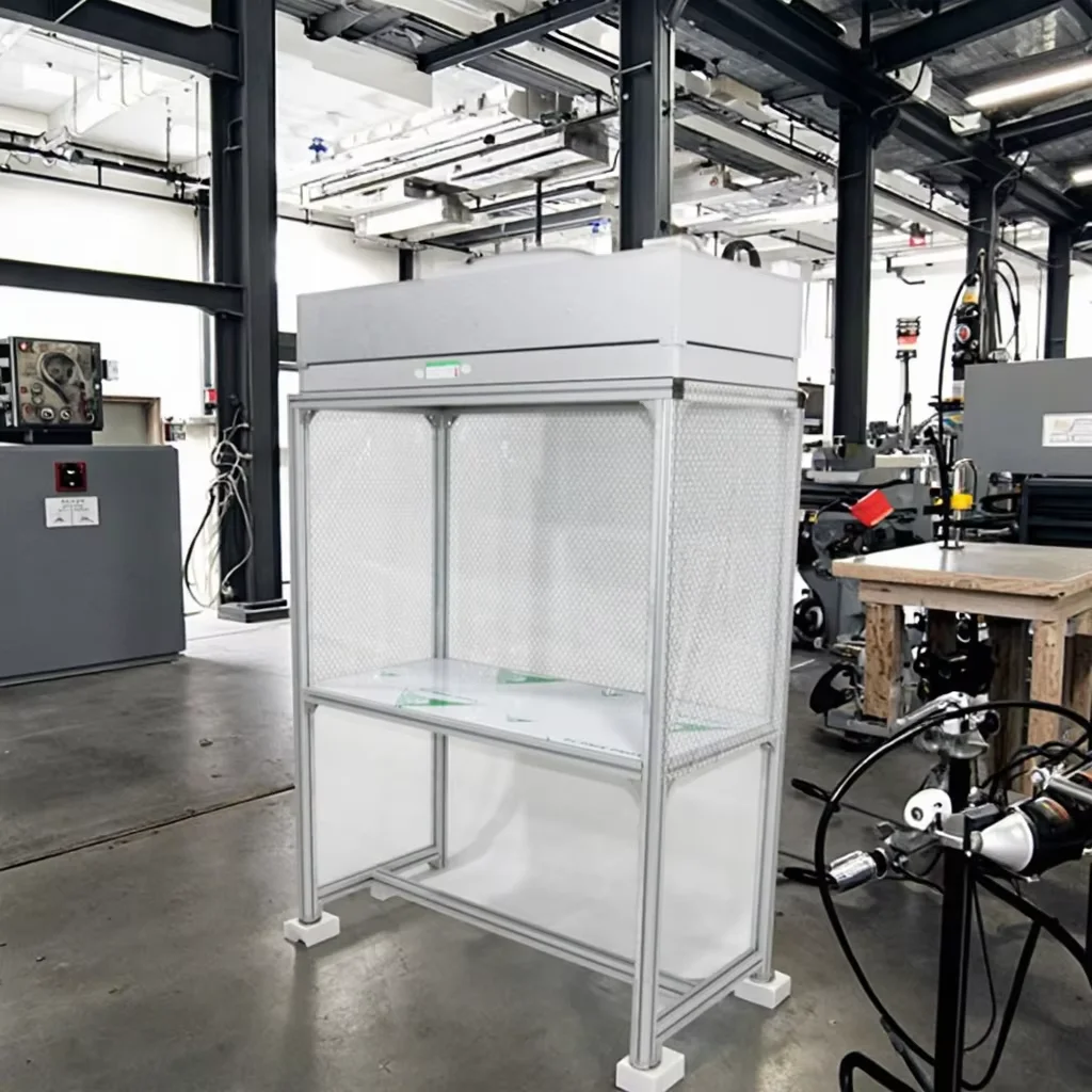 

Foldable Clean Bench Laminar Flow Cabinet for Cleanroom Hospital Restaurant Construction Farm Air Cleaning Equipment New Used