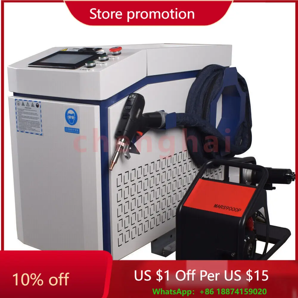 

Raycus 1300W Laser Welder Cutting Weld Seam Cleaning Machine Touch Screen Gun