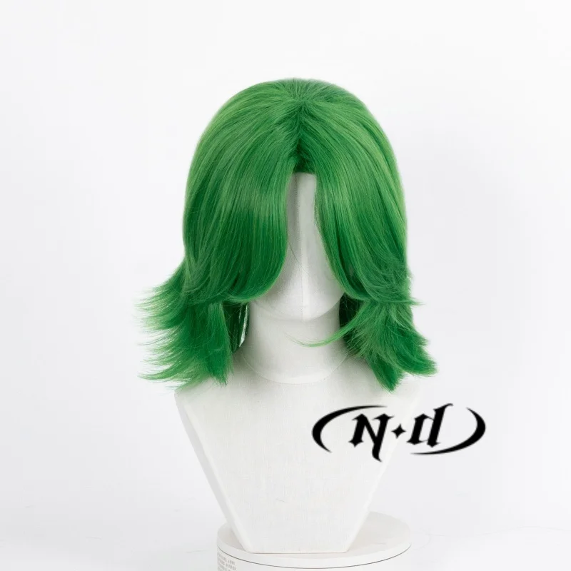 ND Redtooth Cosplay Wigs Scissor Seven Anime Cosplay Hair Wigs for Comic Con Coser Costume Theme Party Heat Resistant Synthetic