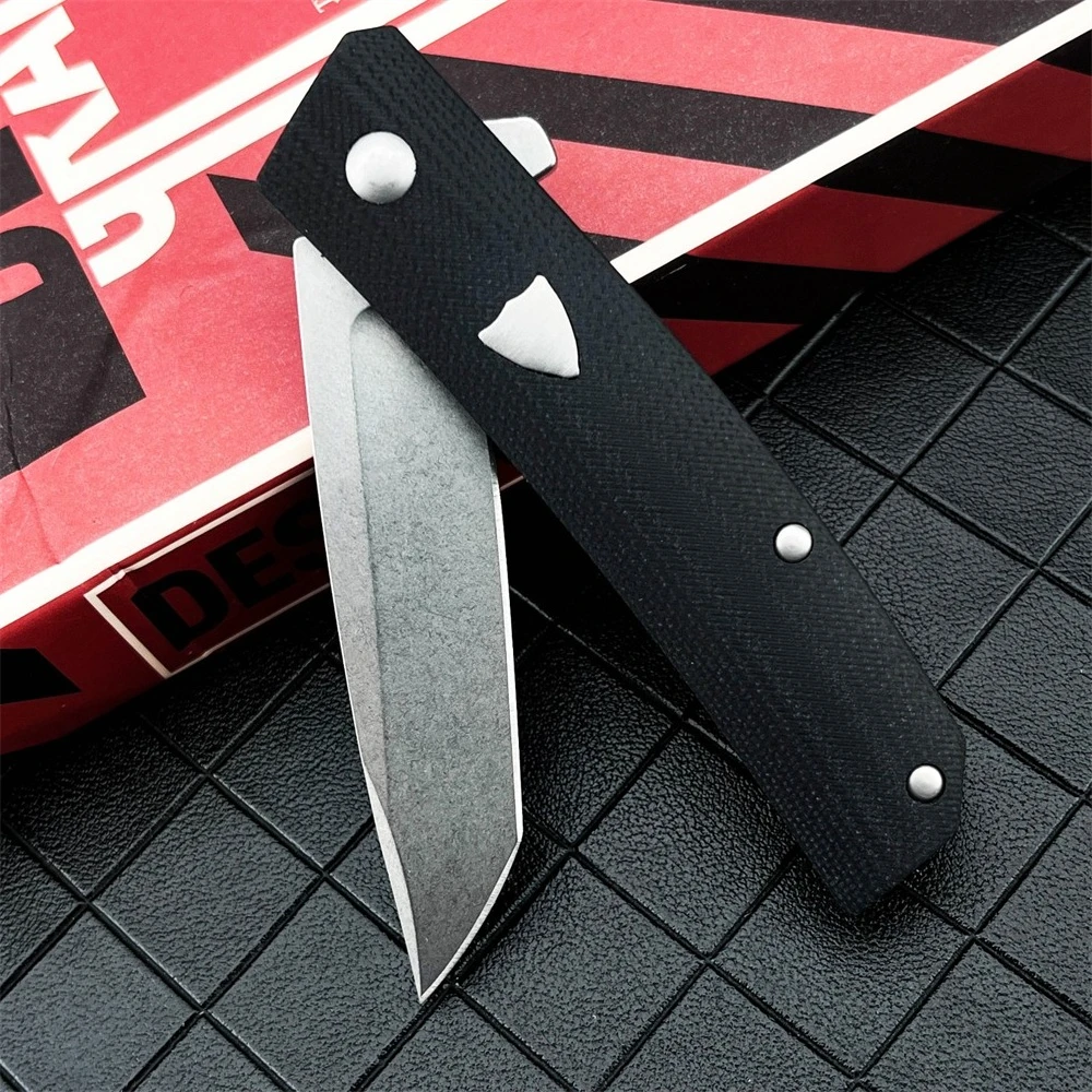 Faca Dobrável EDC CPM-20CV para Atividades ao Ar Livre, Escalada, Camping, Pesca, Presentes de Férias, Equipamento Essencial