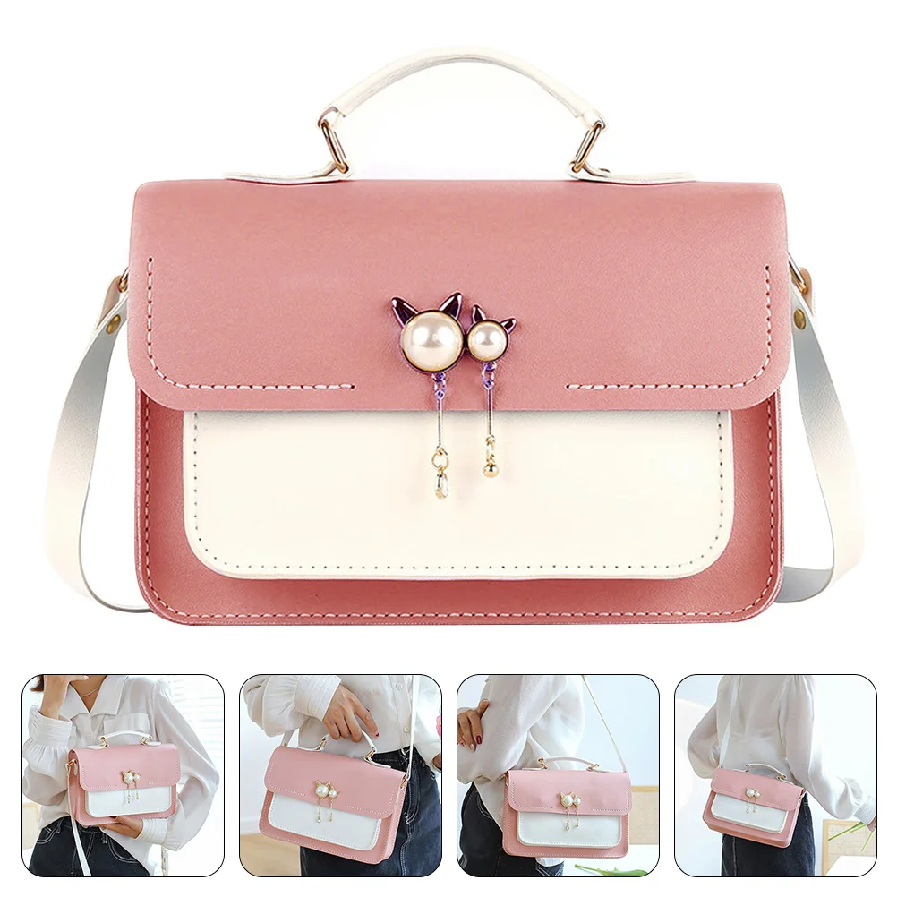 

Diy Crossbody Bag Kit Pu Handbag Making Accessories Sewing Set For Women Beginners Large Capacity Gift Bag Material