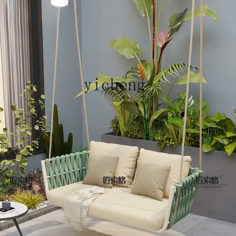 ZC Home Balcony Indoor Hanging Basket Chair Hanging Sofa Hammock Rocking Chair