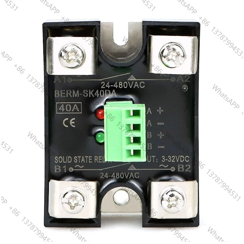 Solid State Relay SSR SK40DA Double Circuit Double Control DC Control AC Sk-da Single Phase