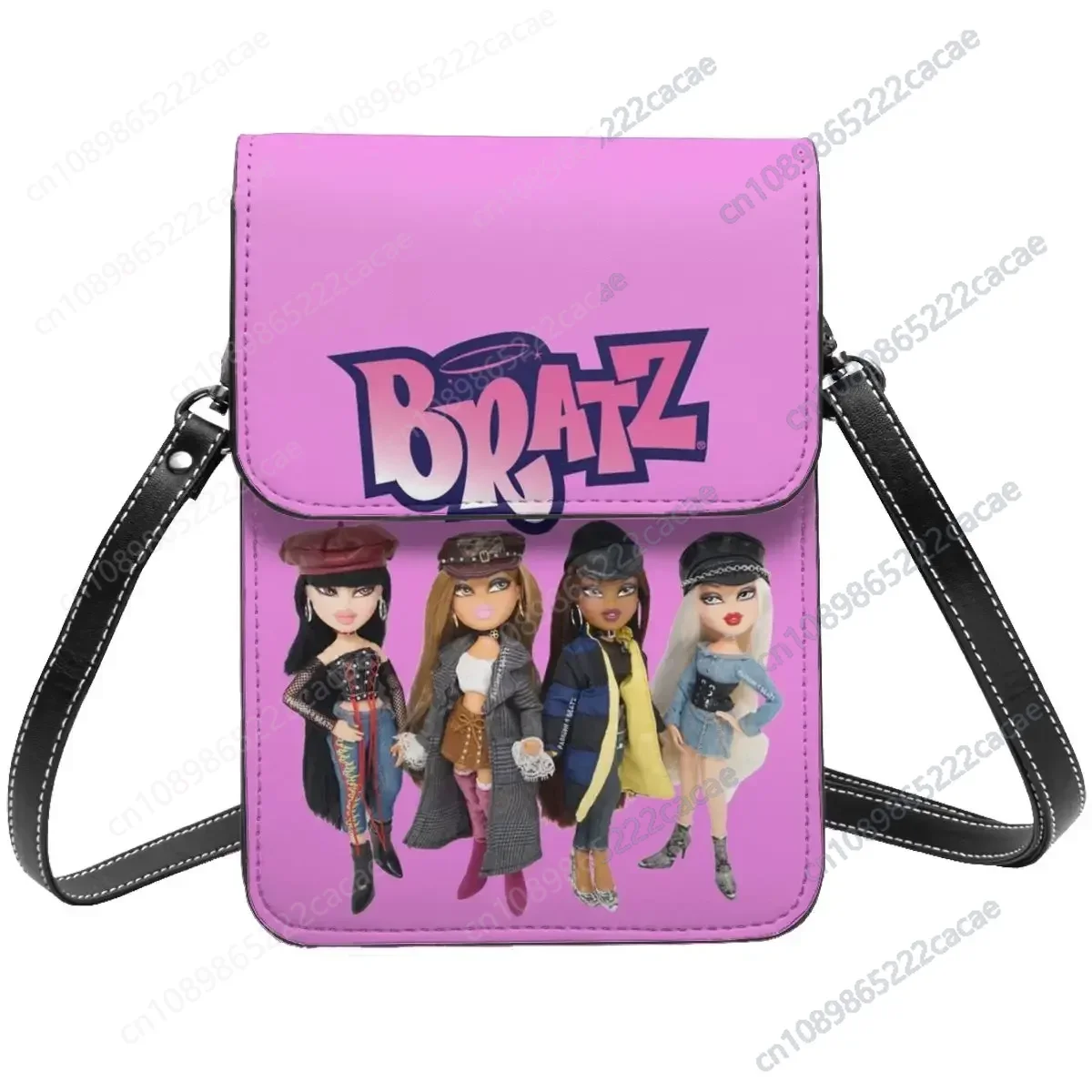 

BRATZ QUOTES Iman Shoulder Bag bratz world quote Gift Retro Mobile Phone Bag Leather Travel Student Bags