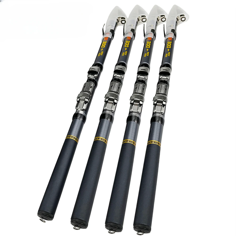 High Carbon Travel Surf Rod 1.5/1.8/2.1/2.4/2.7/3M Ultrashort Spinning Rod Hard Boat/Raft Rod Quality Rock Fishing Tackle