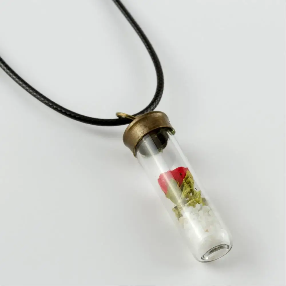 Rose Bell Jar Vivid Pendant