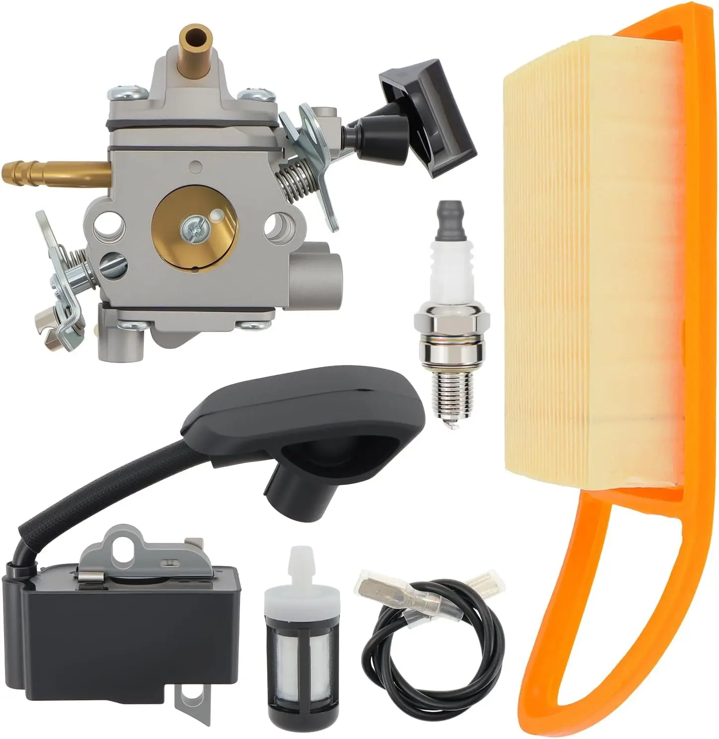 Ignition Coil Kit for Stihl BR600 BR500 BR550 42824001305 Carburetor Leaf Blower