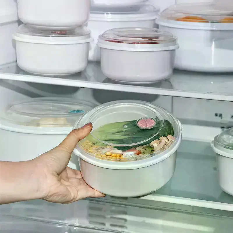 1/3Pcs Food Grade Kitchen Tool Microwave Oven Special Box Heated Soup Pot Rice Steamed Hot Steamed Buns Buns With Lid