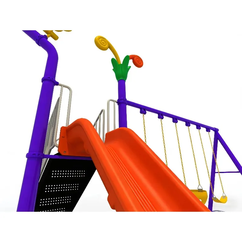 Outdoor garden safety swing set for young children