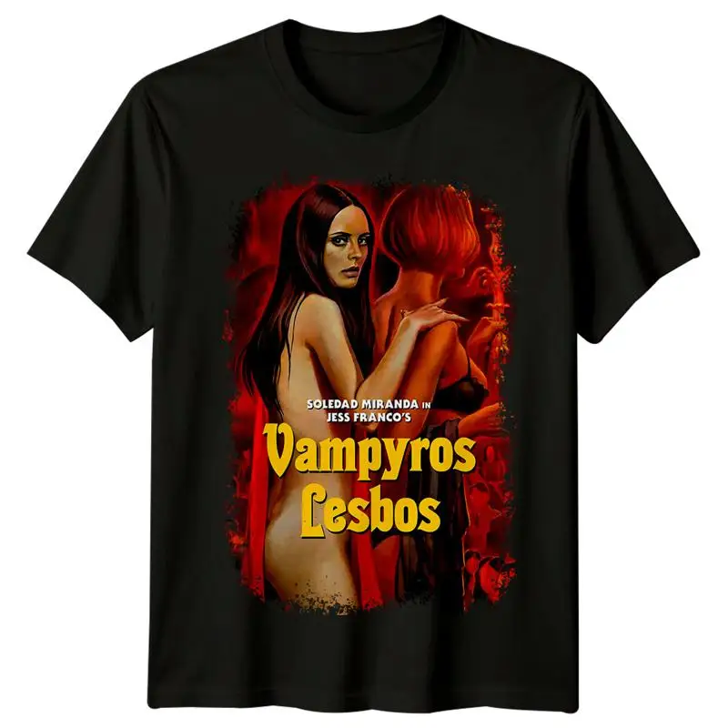 Vampyros Lesbos 1971 Movie Poster Inspired  T shirt Retro 80s