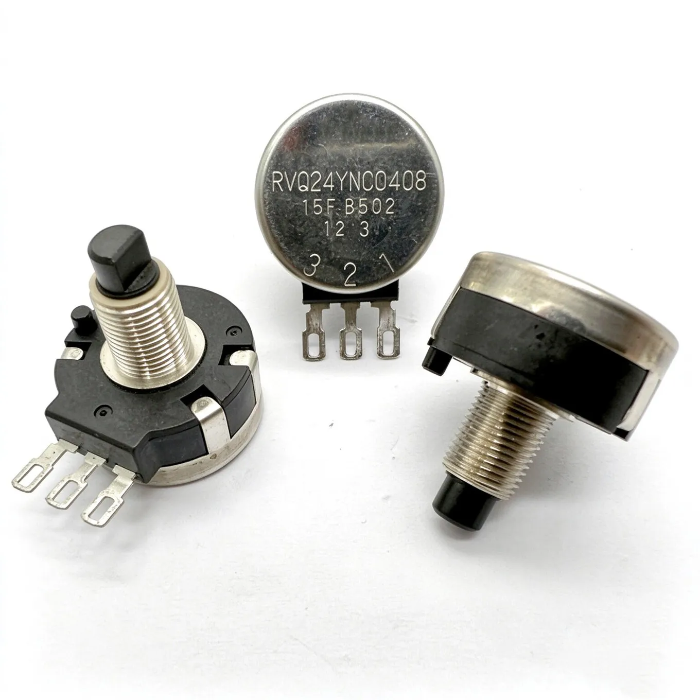 Original New 100% Game Console Potentiometer RVQ24YNC0408 15F B502 Axis Length 15MM Rotation 360-Degrees (SWITCH)