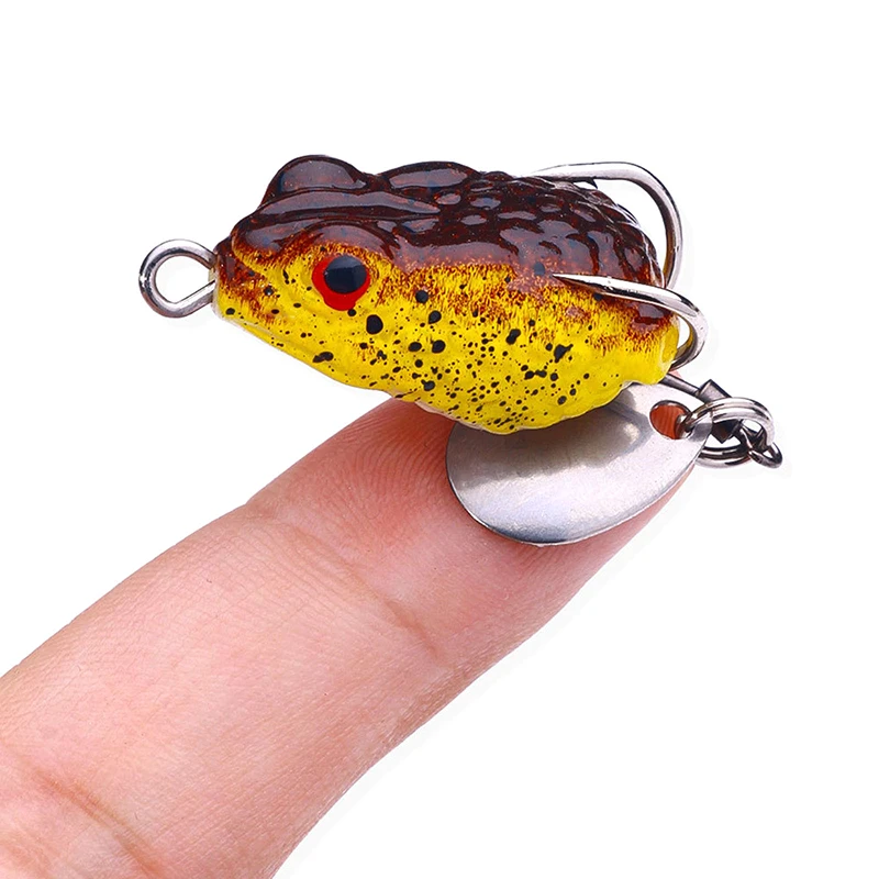 1 Piece Artificial Lure Shiny Double Hook Lure Fishing Bait Soft Bait Blackfish Imitation Soft Bait