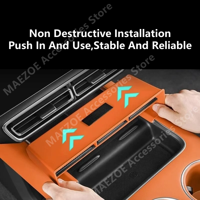 For LI AUTO LIXIANG L6/L7/L8/L9 Storage Box Under The Central Control Screen,Car Interior Modification Accessories Refit