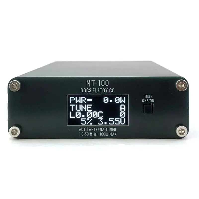 Y45A-MT100 Automatic Antenna Tuner 1.8-50Mhz 100W Upgraded Version Featuring 7L7C L-Type Matching Network For HAM Antennas
