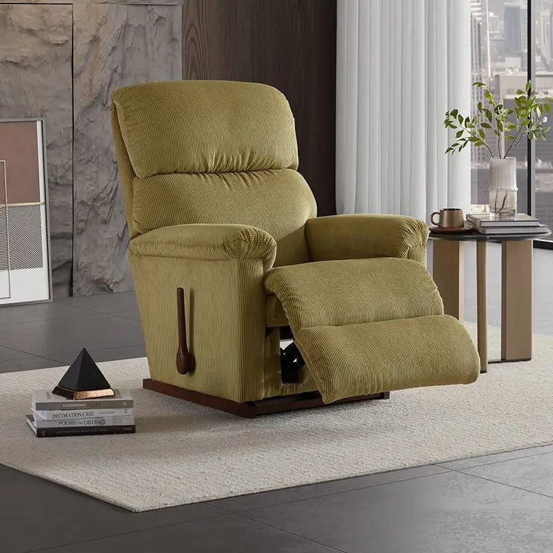 Functional sofa Small apartment fabric single leisure recliner