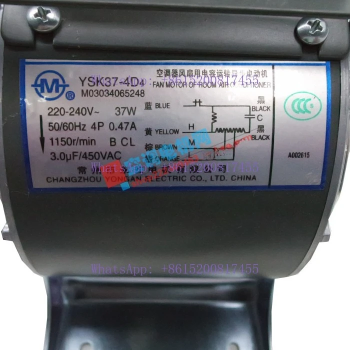 

For MKWE air conditioner motor YSK100-4AC4 YSK37-4D4 30-4X3 41-4E4