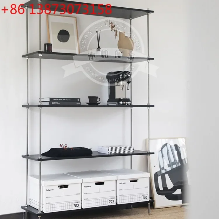 

Square screw rack Internet celebrity multi-layer bookshelf Large capacity shelf