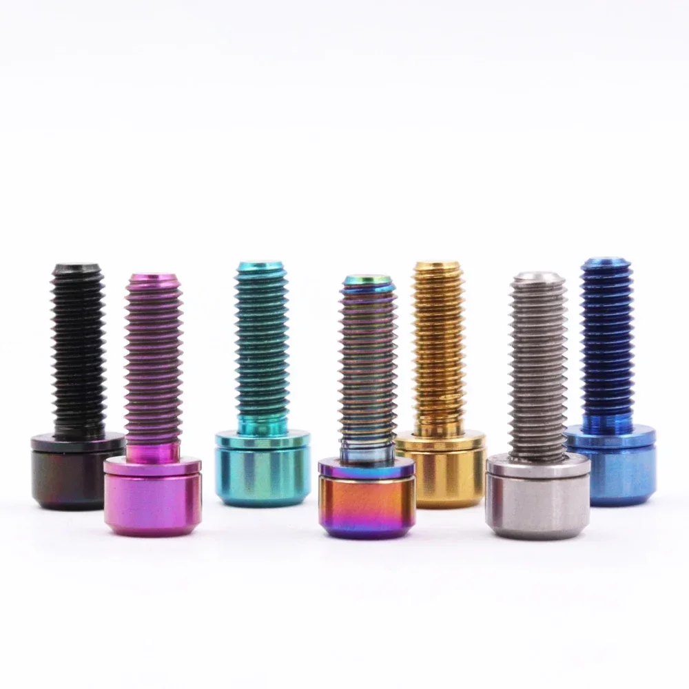 1/2 шт. M5*14 мм титановый сплав тормозные ручки болты MTB горный велосипед рычаг переключателя винты велосипедные болты Запчасти