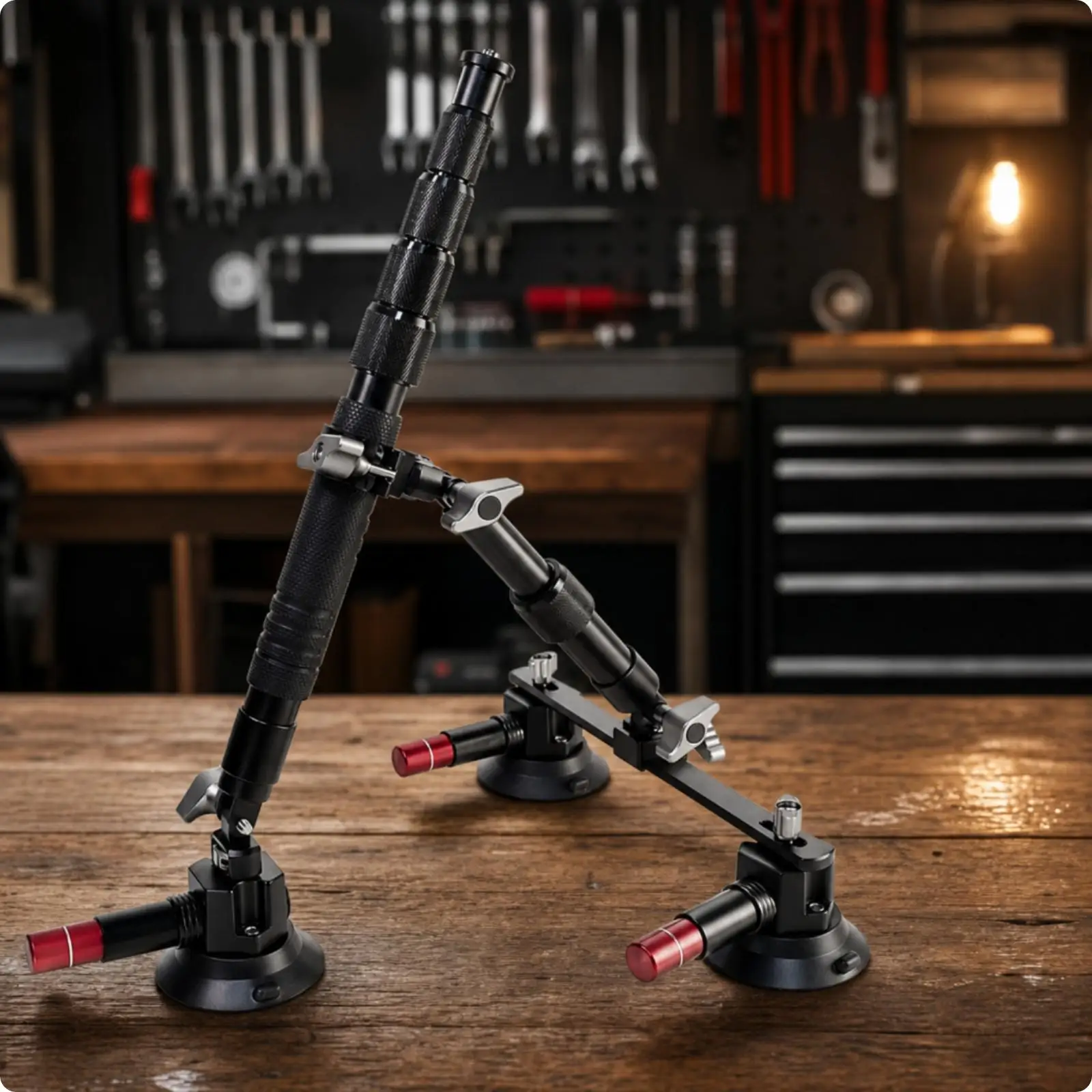 Rotatable Suction Camera Mount for Vehicle with Extendable Bracket for Mobile Filming and Travel Recording