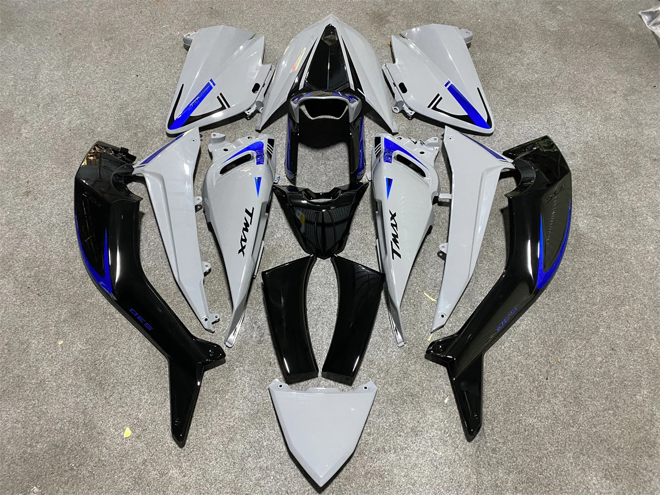 Motorcycle Fairing kit for Yamaha TMAX530 12 13 14 Year 530 2012 2013 2014 Fairing Blue gray Black motorcycle housing