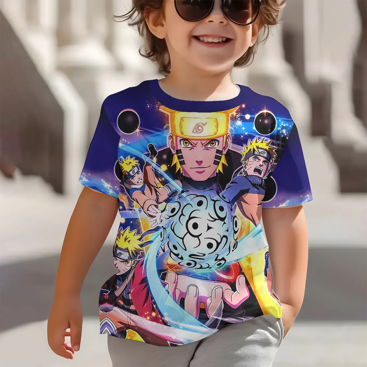 3D Print Anime N-N-Narutos Baby Clothing 5 to 14 Years Male Outdoor Clothes for Children Boy Girl Child T-Shirt Top Shirts