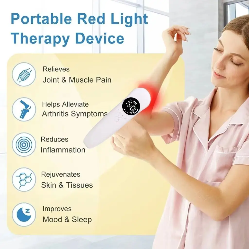 

Professional 808nm+650nm Infrared Laser for Rheumatoid Arthritis Joint Pain Relief & Physiological Wound Healing