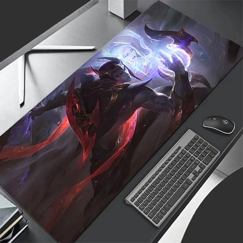 Mousepad Pattern Mouse Pad Desk Mat Computer Gaming HD Keyboard Pad Aphelios L-league Of Legends Rubber Mat Non Slip Mouse Mat