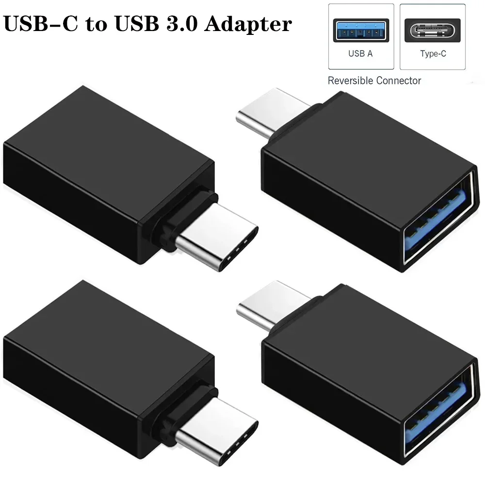 1/2/3/4pcsUSB 3.0 To Type C Adapter OTG To USB C USB-A To Micro USB Type-C Female ConnectorSuitable for use in laptops and cars.