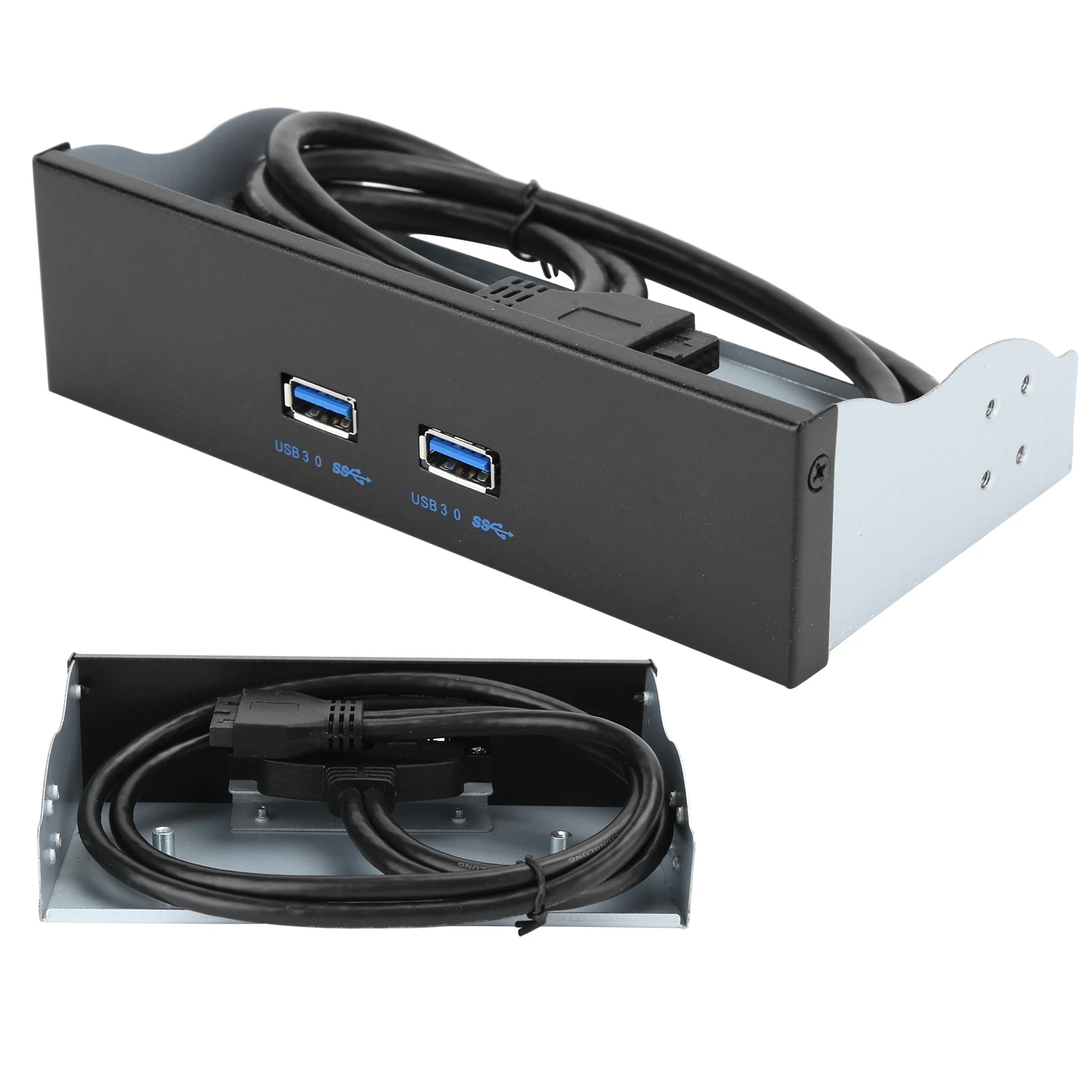 Universal High Speed USB 3.0 Front Panel Dual Port 19pin/20pin zu USB3.0 Anschluss Kabel Adapter Draht Optisches Laufwerk Frontplatte