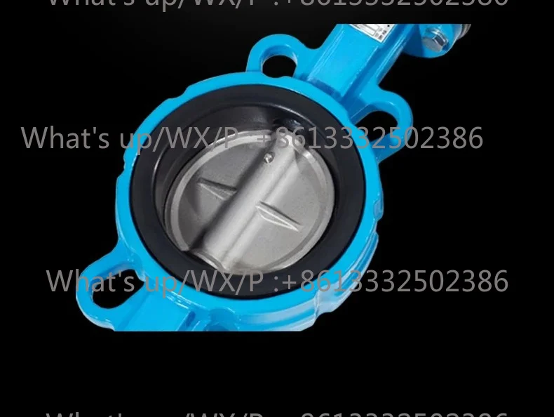 Man-ual Wa-fer V-alve dn100 Han-dle Stai-nless S-teel Butte-rfly Va-lve d71x5065 80 125 150 200
