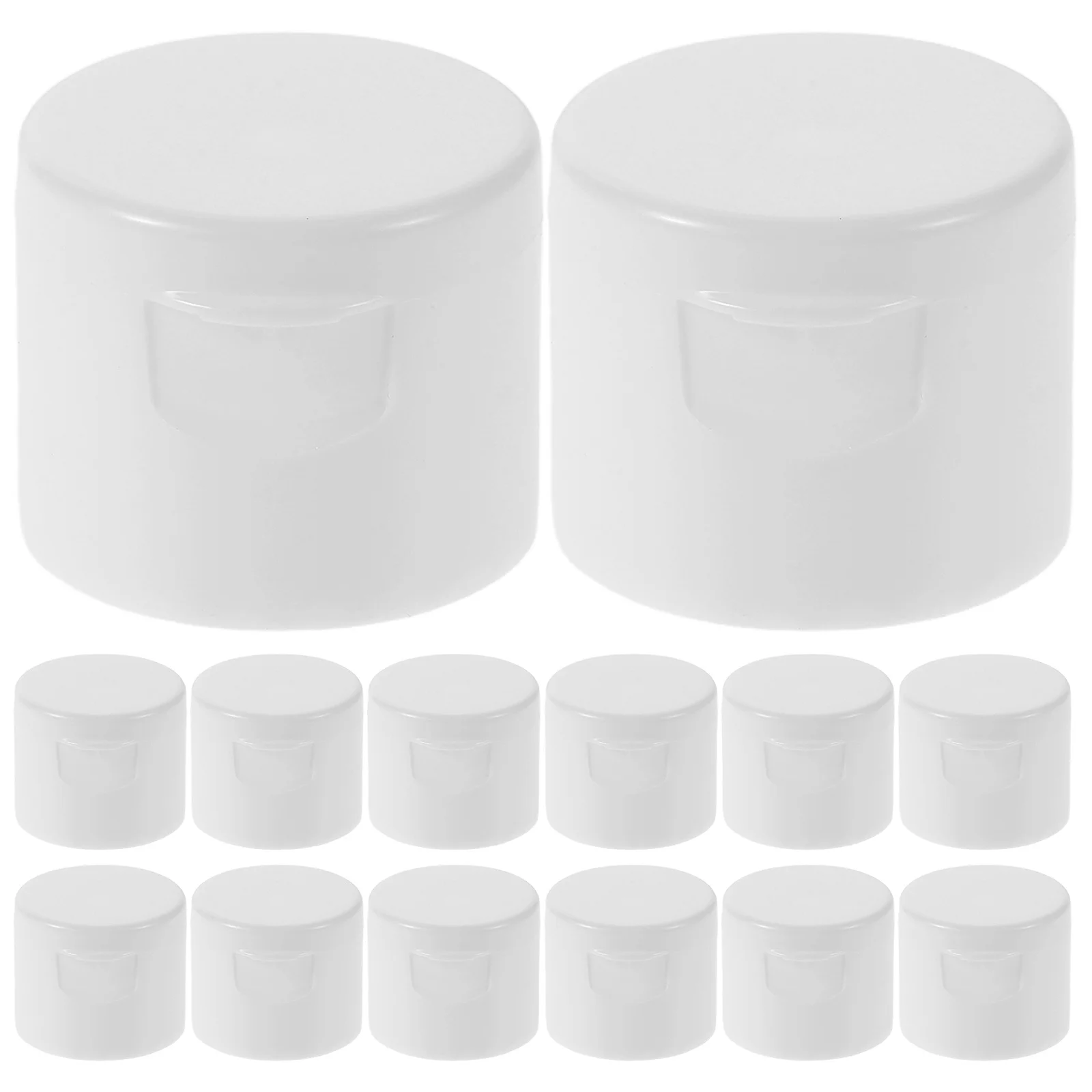 50 قطعة من أغطية الزجاجات للاستغناء، تصميم سهل الاستغناء لمنتجات العناية بالبشرة، أغطية بديلة لزجاجة الضغط القابلة لإعادة الملء #3