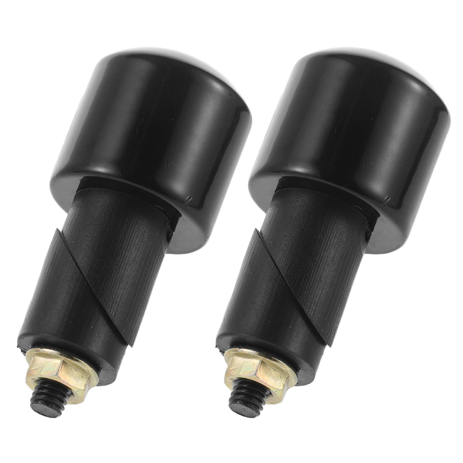 

Motorcycle Handlebar Plug End Caps Solid Iron Round Plugs for Bike Accelerator Bar Grips Crash Protection Universal Fit